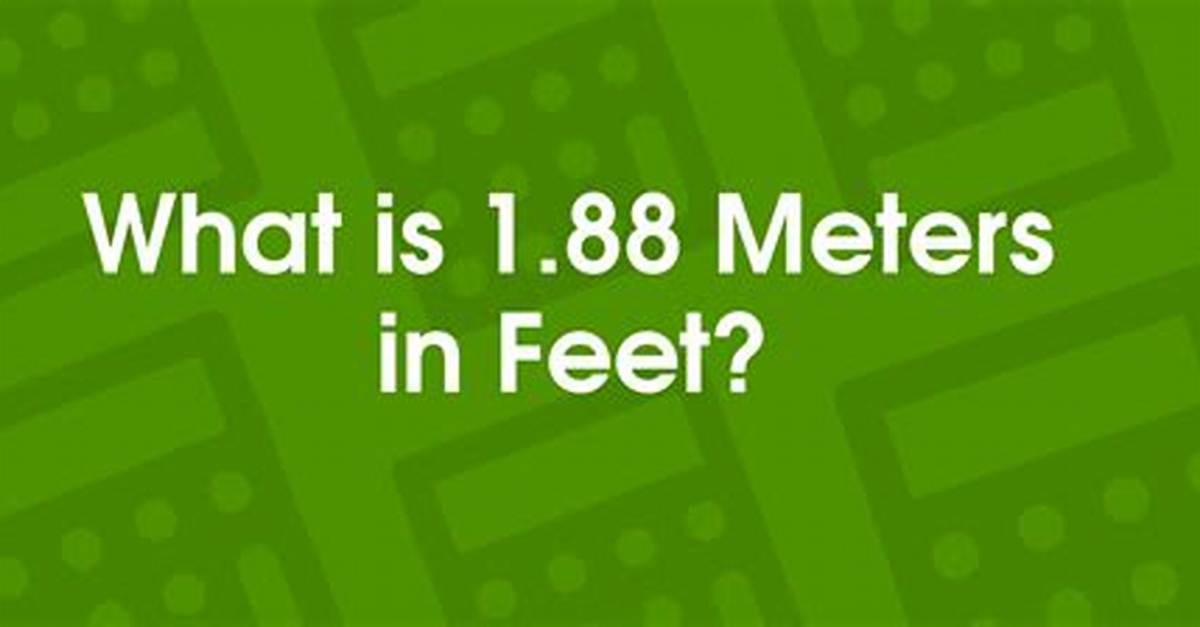 1 88 Meters Explained How Global Milestones and Athletic Feats Rely on Exact