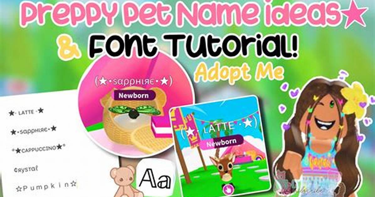 Adopt Me Fonts Visual Guide How Popular Text Styles Actually Render In