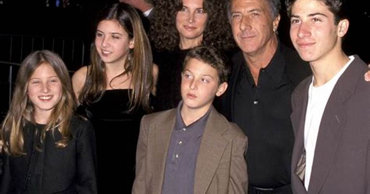 All About Dustin Hoffman S 6 Kids Names Ages Careers and Everything To