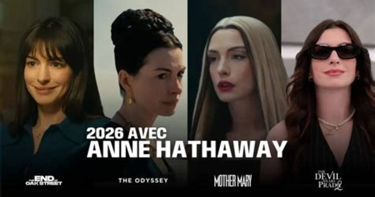 Anne Hathaway S 2026 Film Chronology Tracking Her Rapid Ascent to 3 No 1