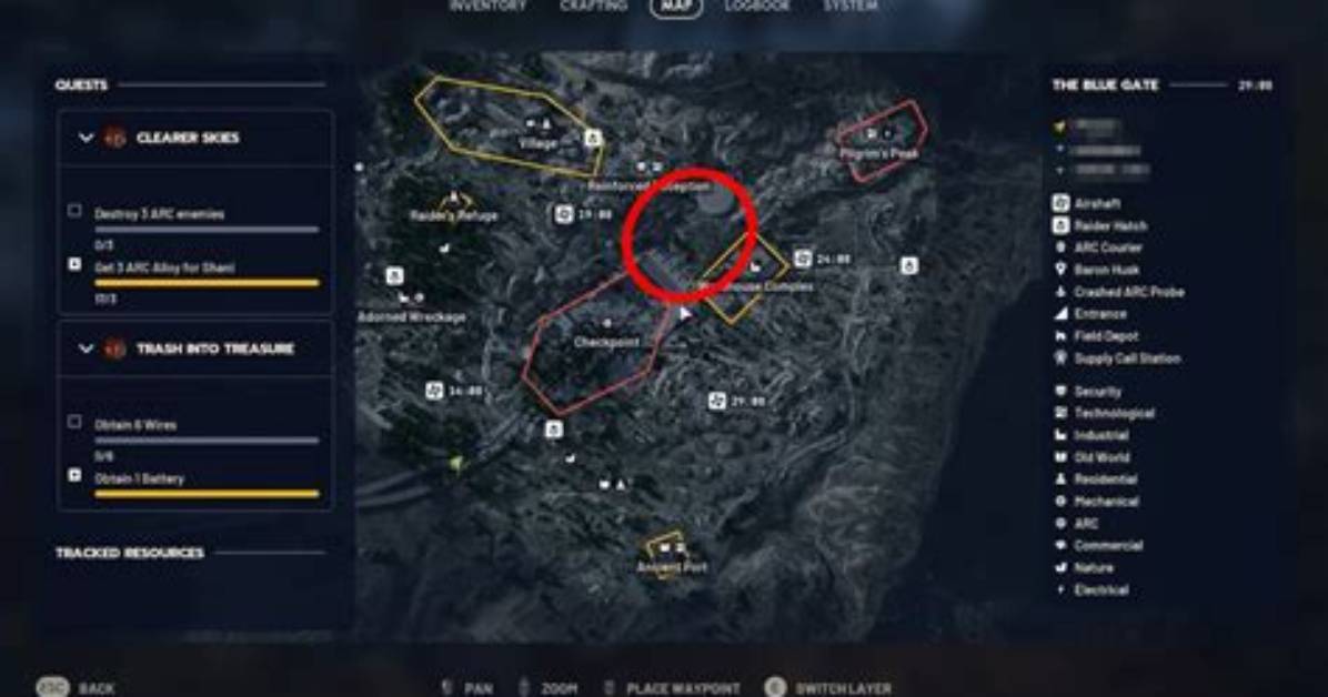 Arc Raiders Blue Gate Confiscation Room Secret Loot Stash and Key