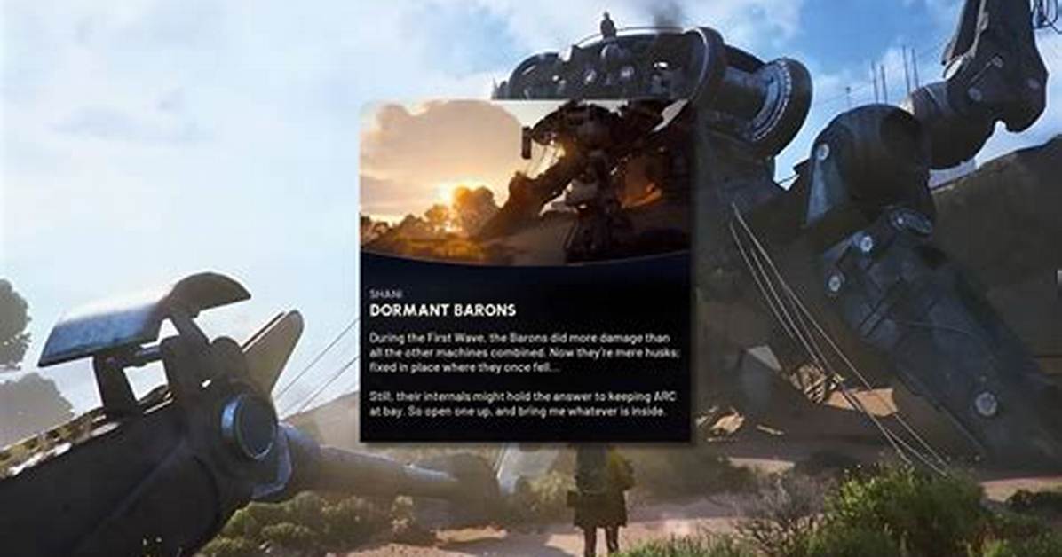Arc Raiders Mission Updates Dormant Baron Husk Changes And