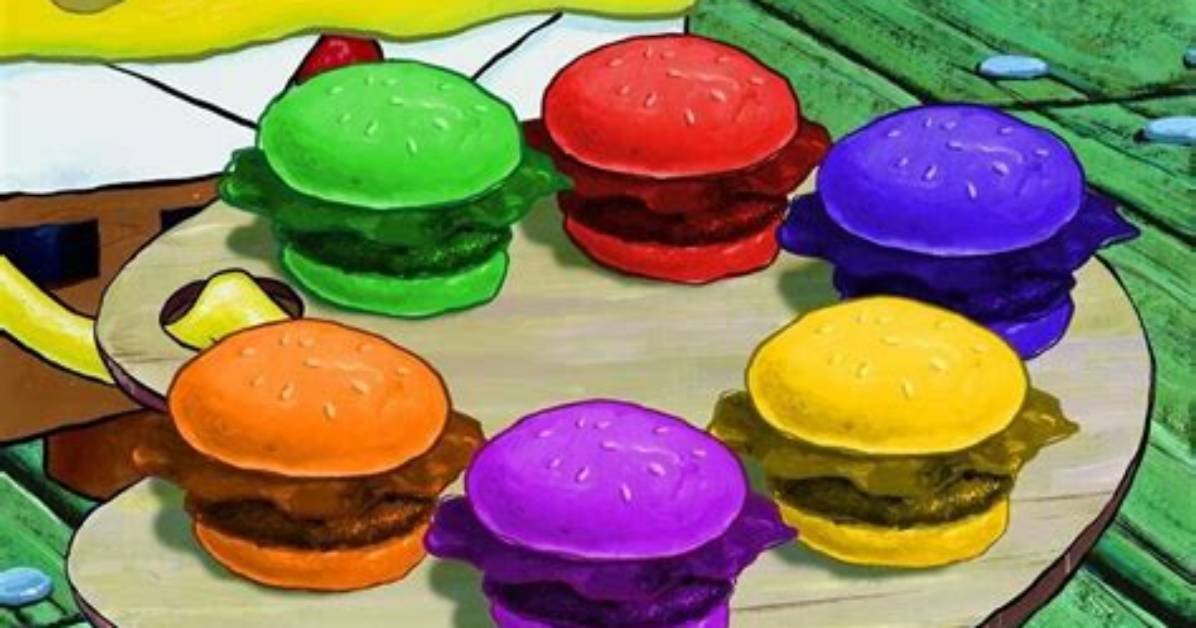 Are Colored Krabby Patties Real Inside the Viral Fast