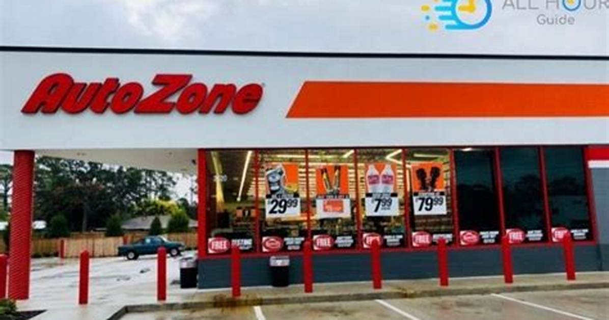 Autozone Holiday and Sunday