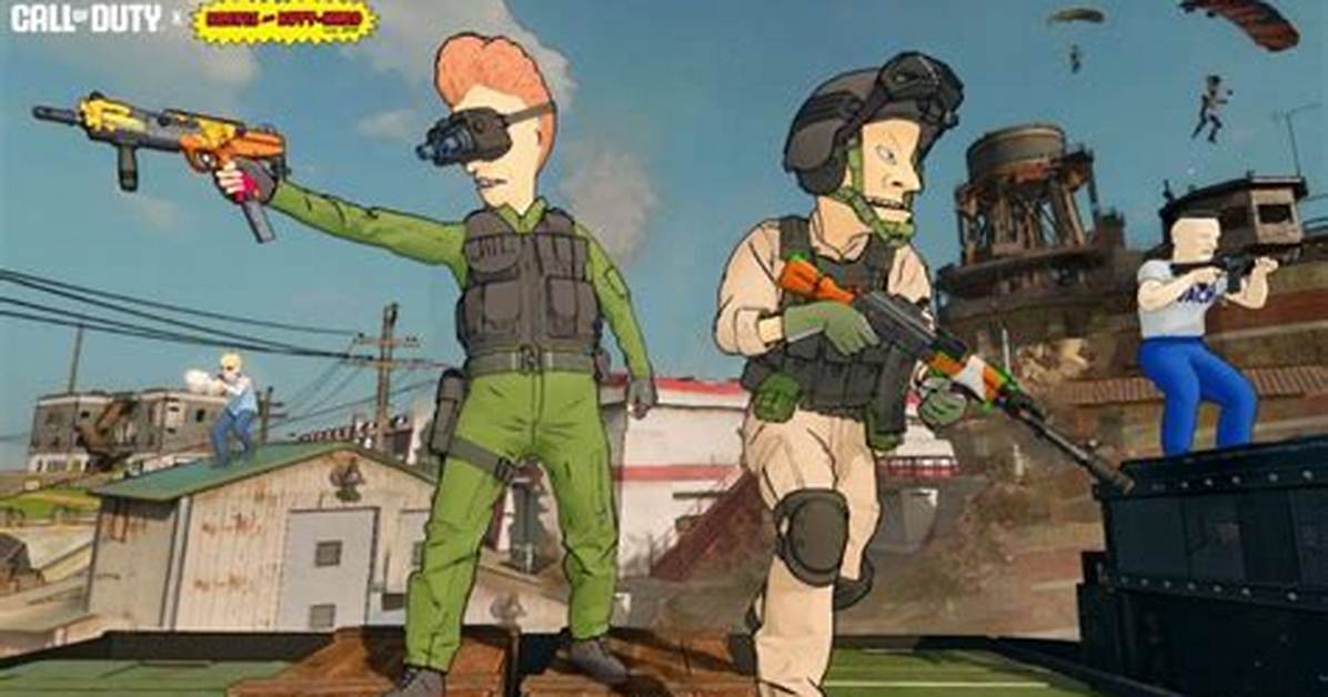 Beavis and Butt Head in Call of Duty the Unbelievable Season 4 Reloaded