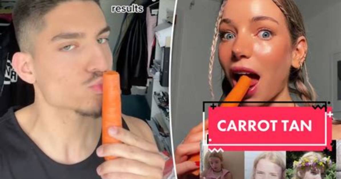 Before and After Bronzed by Carrot What Carotenemia Actually