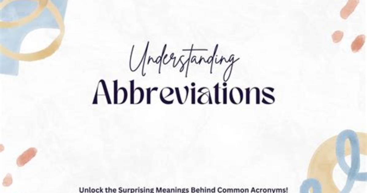 Behind the Acronyms the Surprising Truth About Programs and Terms Defining Today S