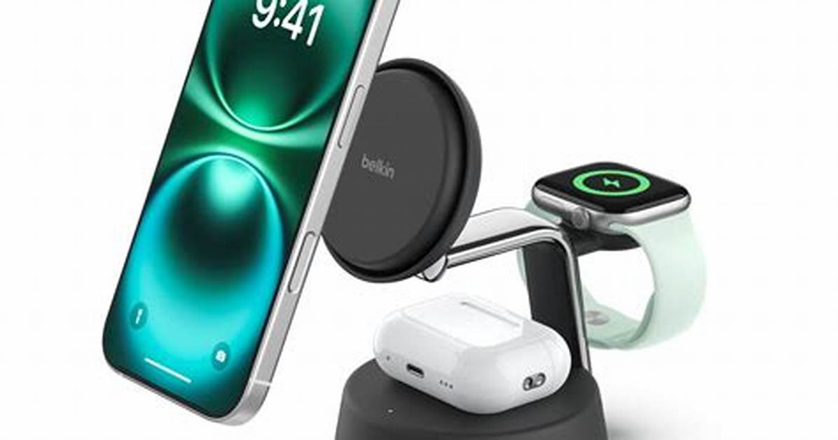 Belkin Launches Ultracharge Pro 3 in 1 Next Gen Qi2 25W Charging Hits