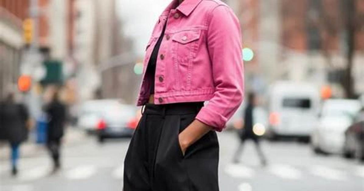 Black and Dark Pink Street Style Proof 7 Visual Combinations