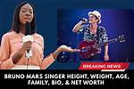 Bruno Mars Height, Bio, and Net Worth: the Complete Profile of Pop's Retro Icon
