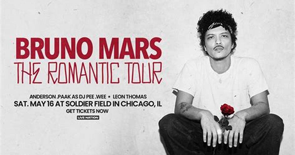 Bruno Mars Live at Soldier Field Photos Fan Footage and Highlights