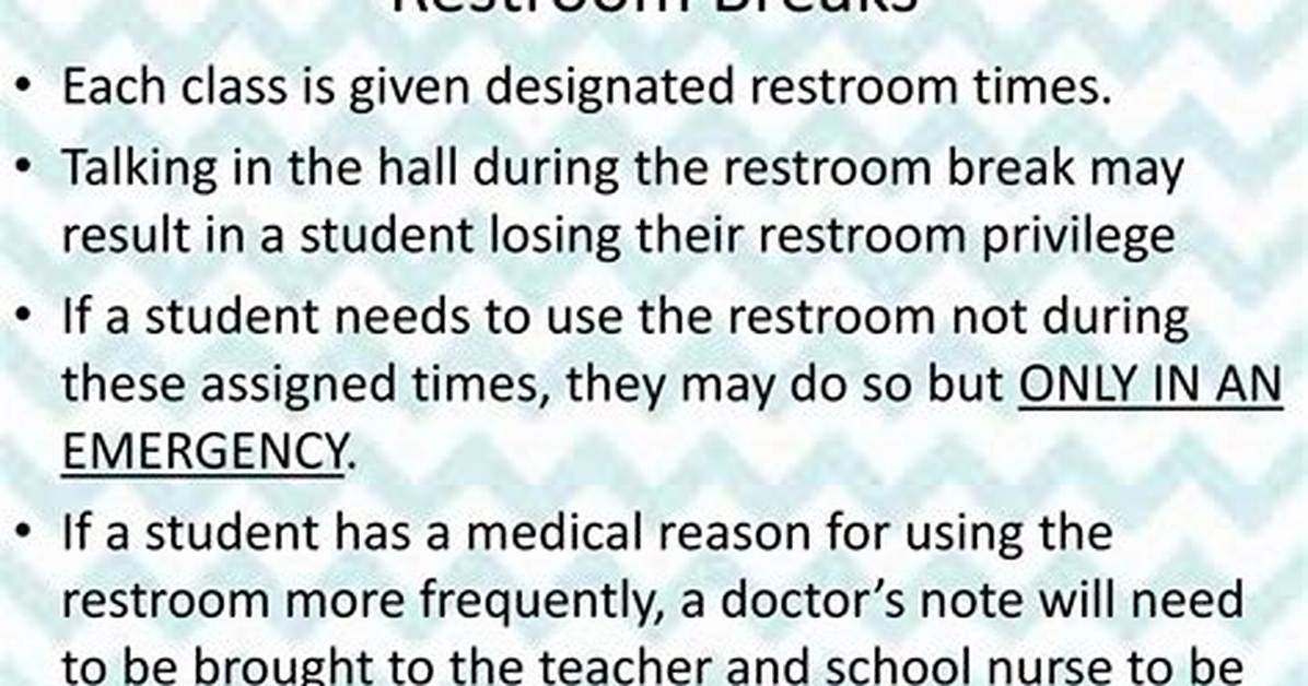 Can a Teacher Legally Ban Restroom Breaks the Shocking Cases Costing Educators
