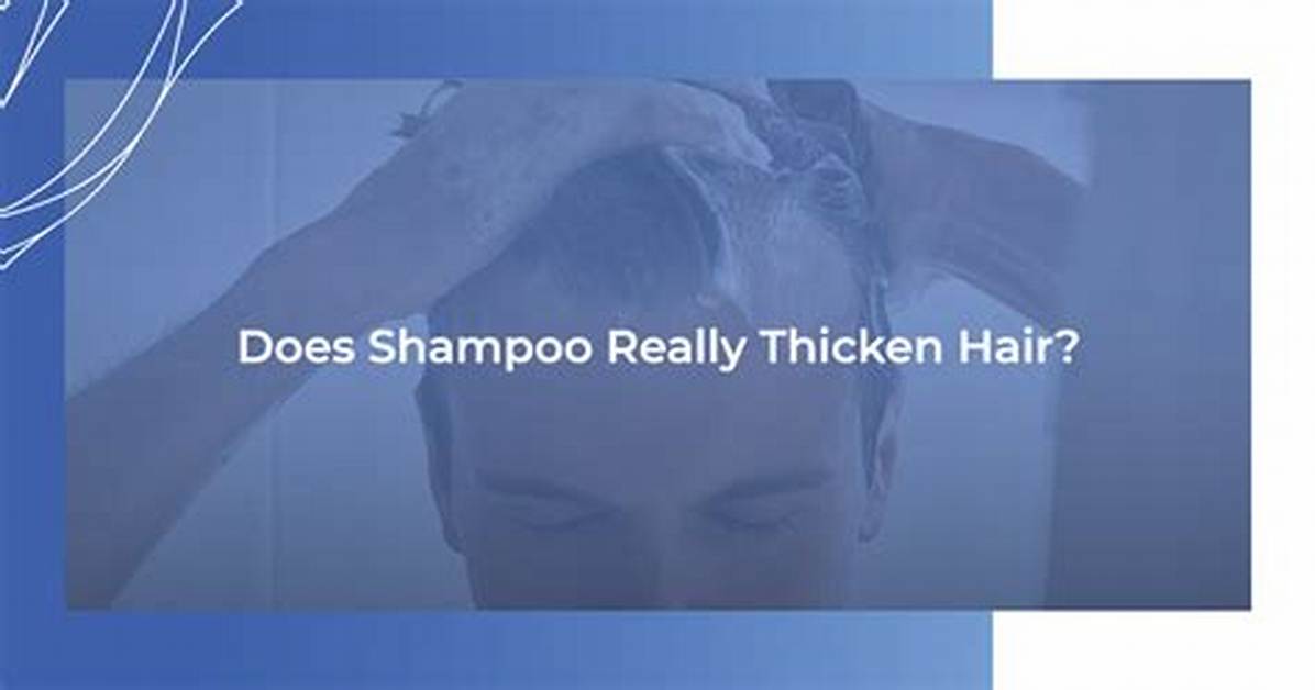 Can Shampoo Really Thicken Hair What the 2026 Clinical Trials