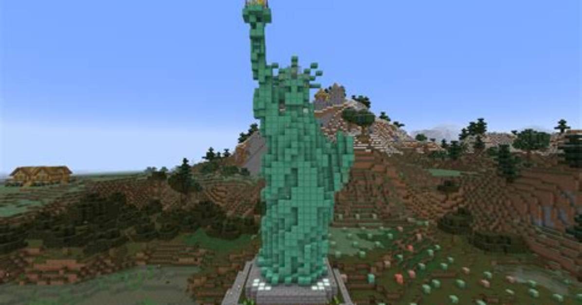 Complete Minecraft Mini Statue of Liberty Guide