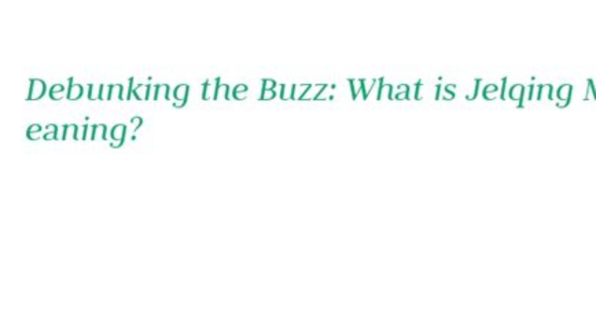 Debunking the Buzz Context Meaning and the Cultural Roots of The