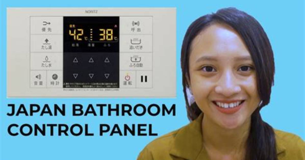 Decoding the Japanese Bathroom Control Panel Visual Guide to Drying Modes Heat Settings And