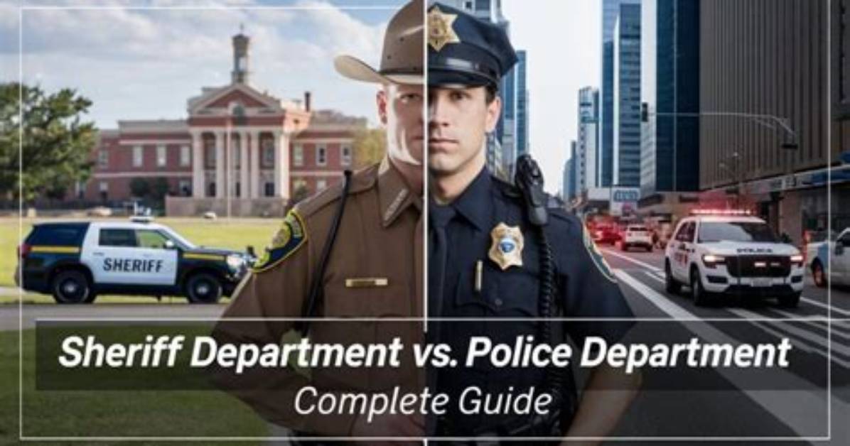 Difference Between Sheriff and Police Complete Guide to Roles And