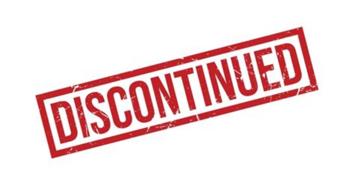 Discontinued Icon Or