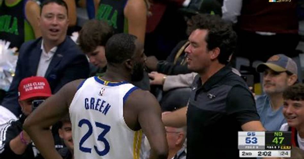 Draymond Green Arena Altercation Timeline from the First Words to Arena