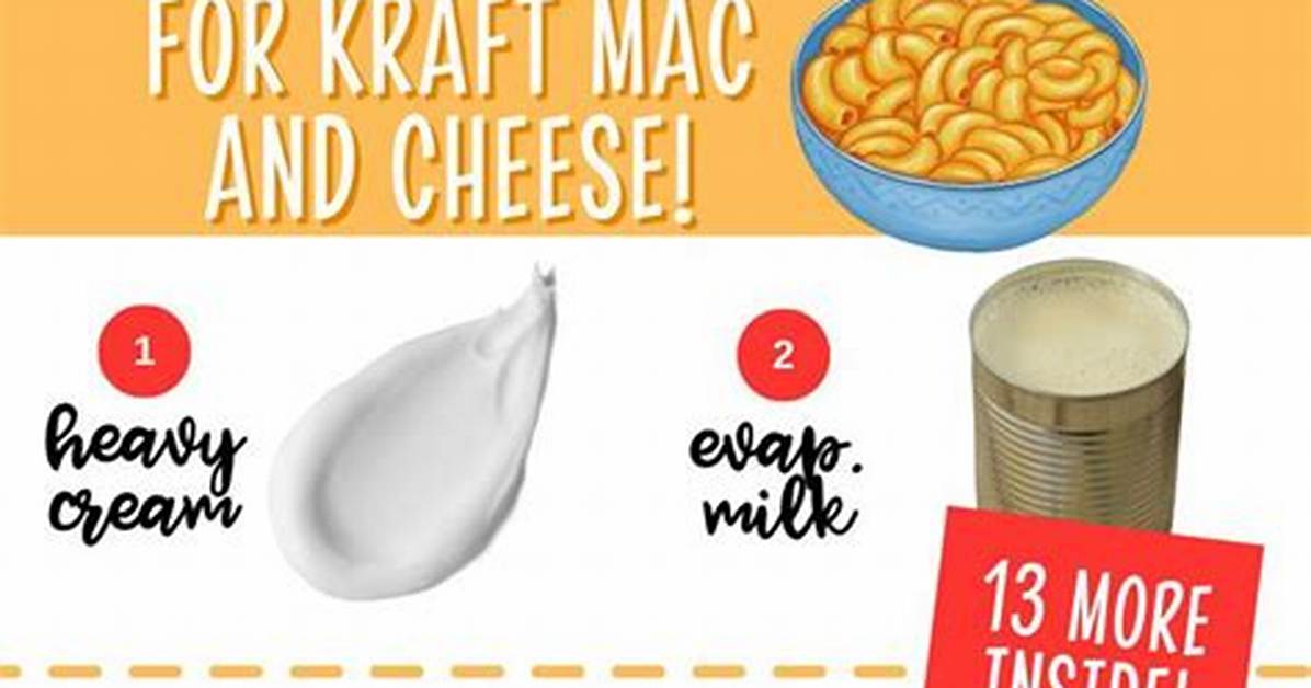 Emergency Milk Substitutes for Kraft Mac Cheese Ratios and Step By
