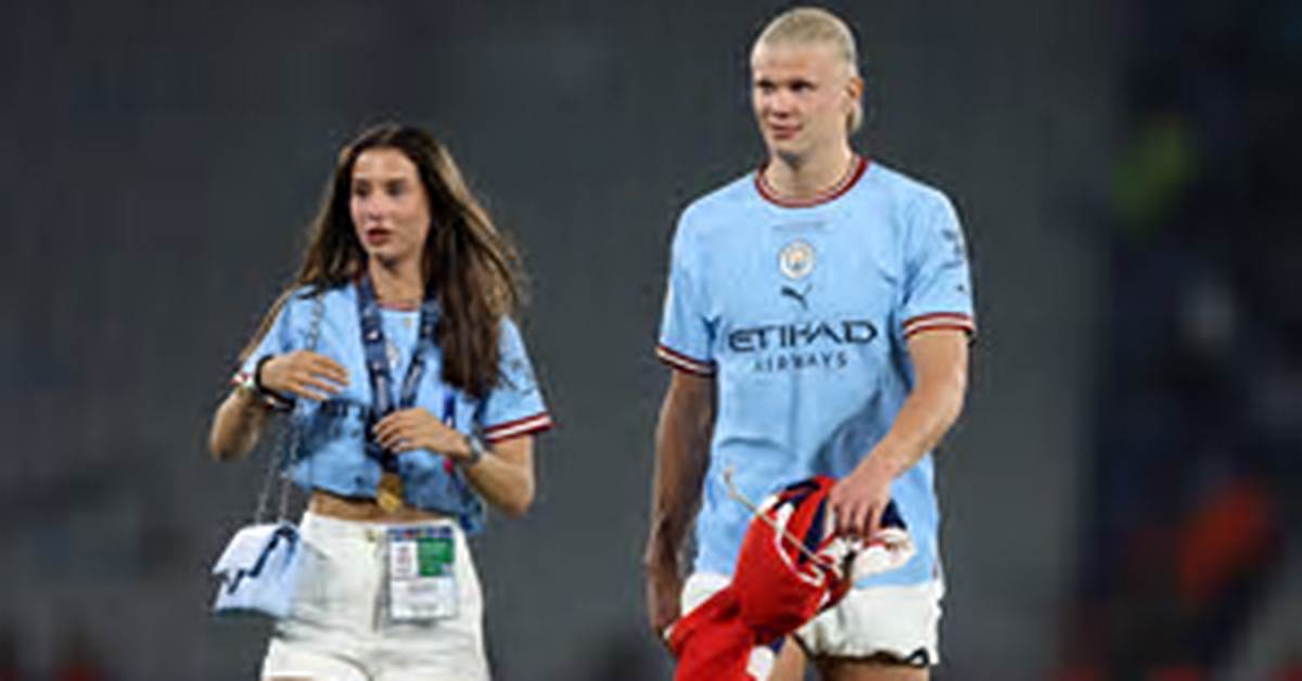 Erling Haaland and Isabel Haugseng Johansen Public Appearances Rings And