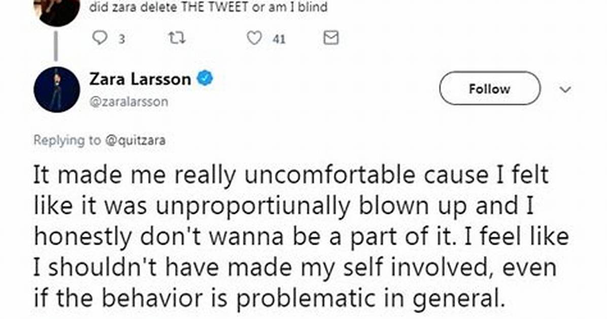 Fact Checking the Zara Larsson Abortion Tweet Drama Context Vs