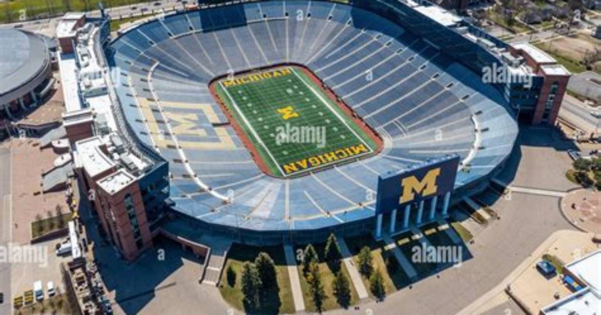 First Look at Michigan Stadium S New Surface Visual Breakdown of the Big
