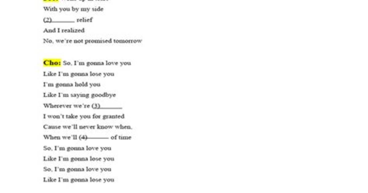 Full Official Lyrics to Love Like You Do Explained Verse by Verse Breakdown And