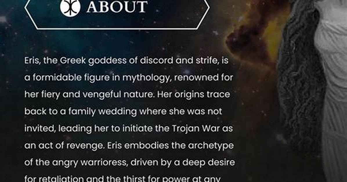 Greek Goddess of Chaos and Discord Complete Guide to Eris Myths And