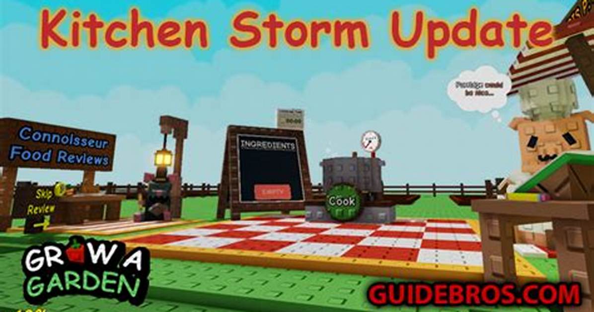 Grow a Garden Kitchen Update Full Recipe Breakdown for Spaghetti Sushi And