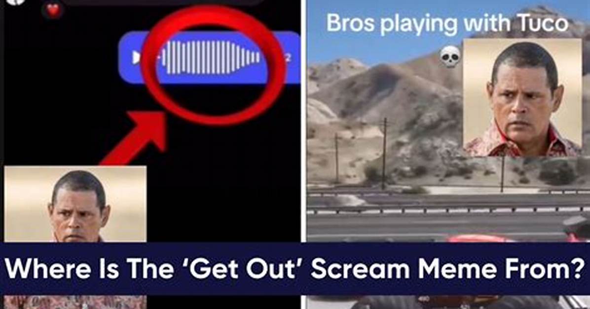 How the Get out Scream Meme Blew up on Tiktok Complete