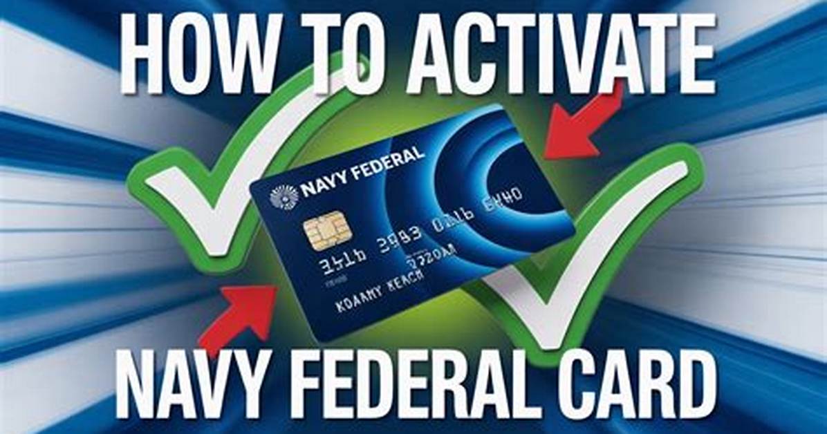 How to Activate Your Navy Federal Card Complete Web and App