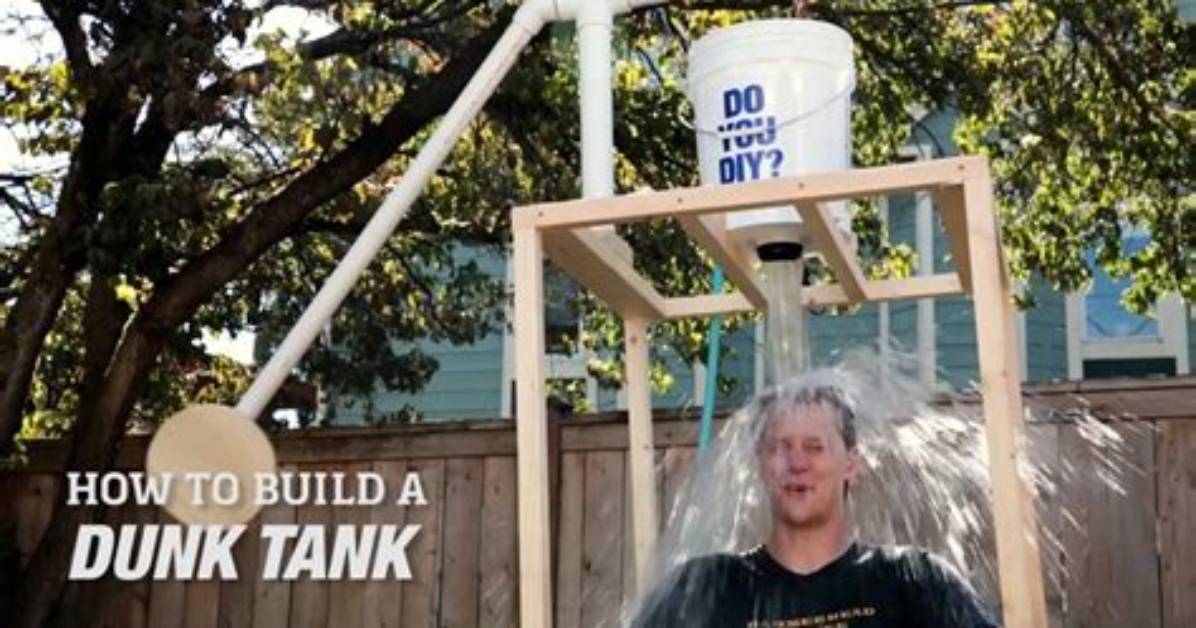 How to Build a Dunk Tank Step by Step Materials Trigger Rigging And