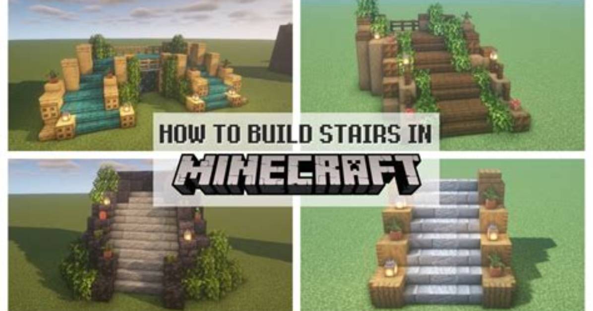 How to Build Stairs in Minecraft Complete Crafting Guide Wool Variants And