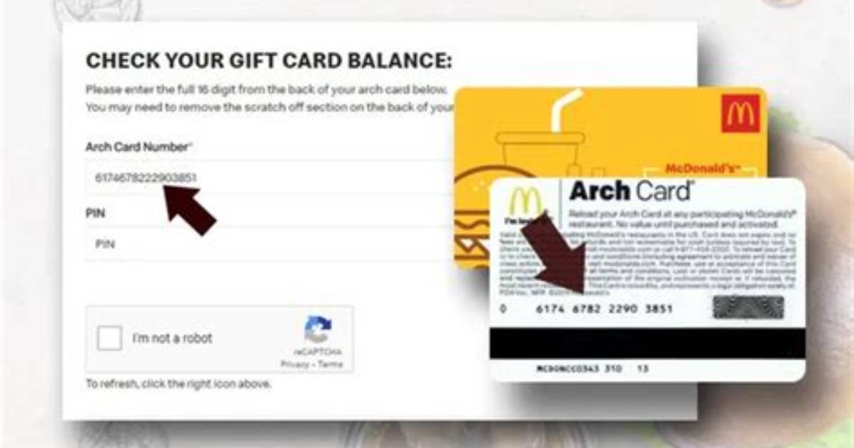 How to Check Your Mcdonald S Arch Card Balance 4 Fast Methods That Work