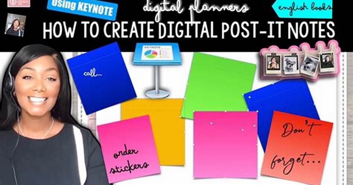 How to Keep Digital Post It Notes Floating on Your Macbook