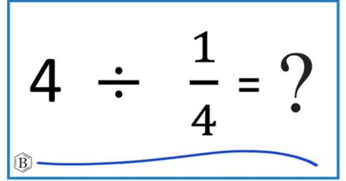 How to Solve 4 Divided by 1 1 3 Visual Proof and Step By