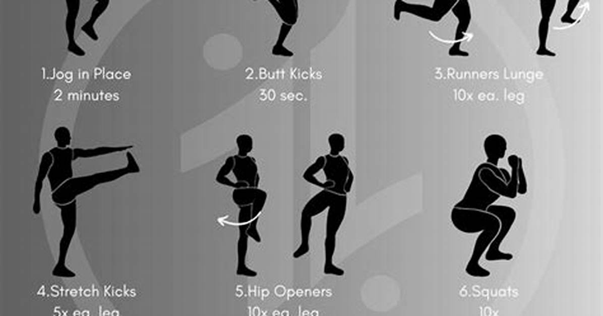 How to Warm up Before Running the Complete 5 Minute Routine for Any