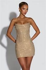 How to Wear a Gold Mini Dress: Celebrity Styling Rules and Shopping Guide