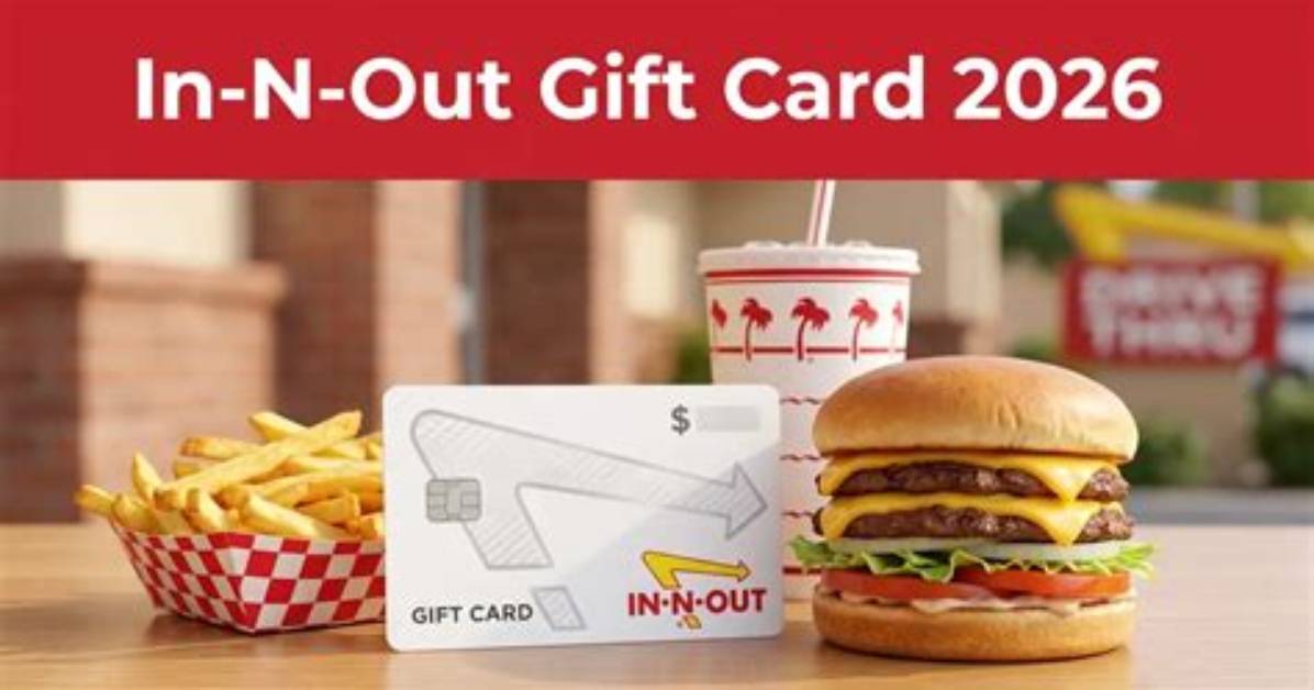 In N out Gift Card Complete Guide How to Buy Check Balance And