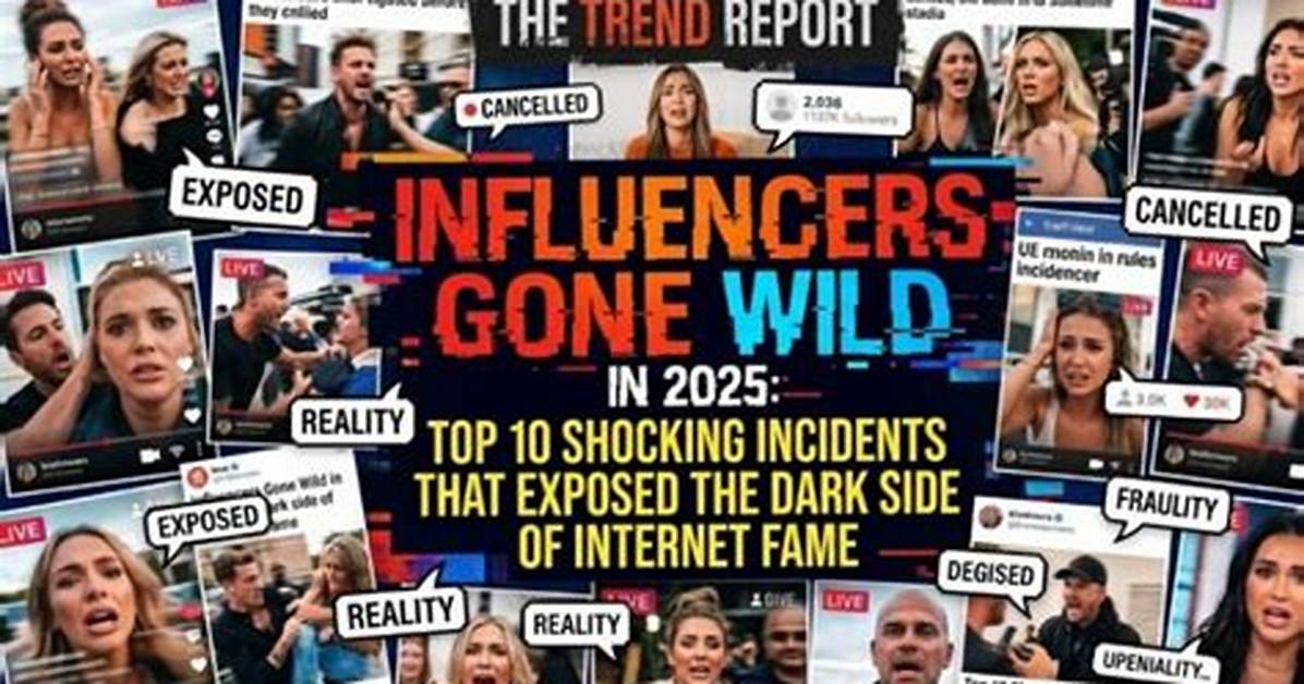 Influencers Gone Wild Trend Explained Safety Risks Creator Rights and Common