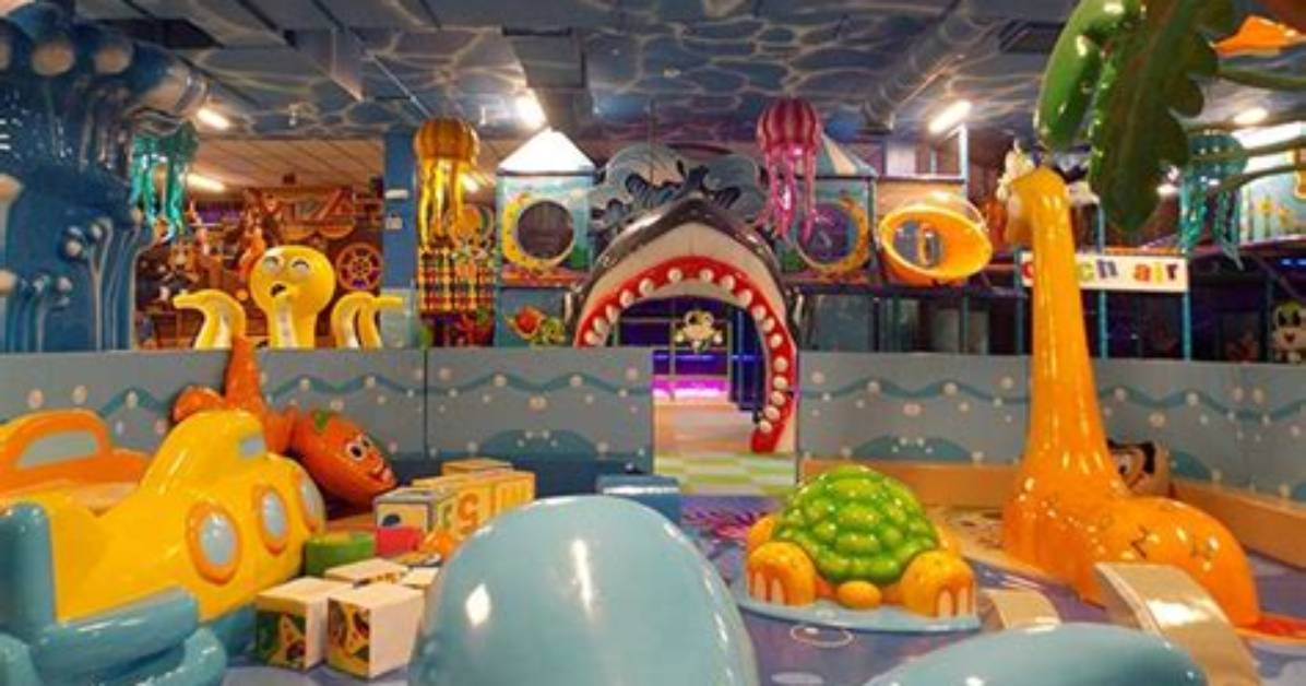 Inside Catch Air Paramus a Visual Tour of Giant Slides Laser Dance Floors And