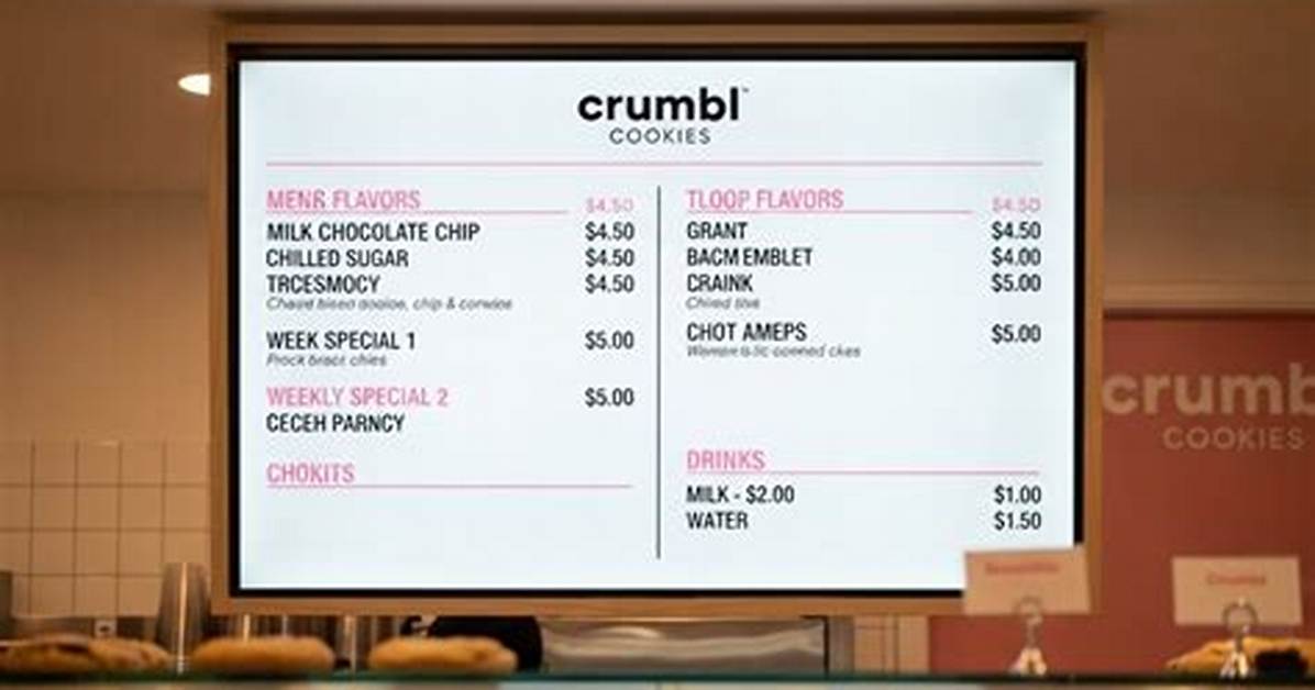 Inside Crumbl Pleasant Prairie Menu Pricing Rotation Schedule and Local