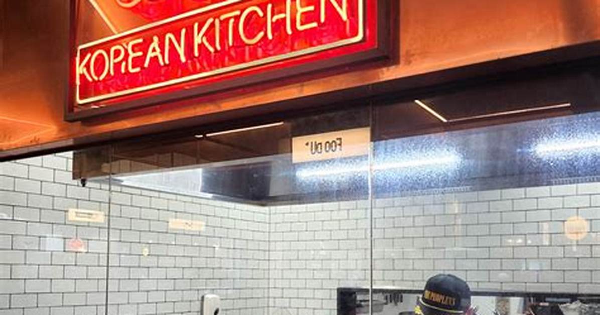 Inside Gogi Korean Kitchen Does The