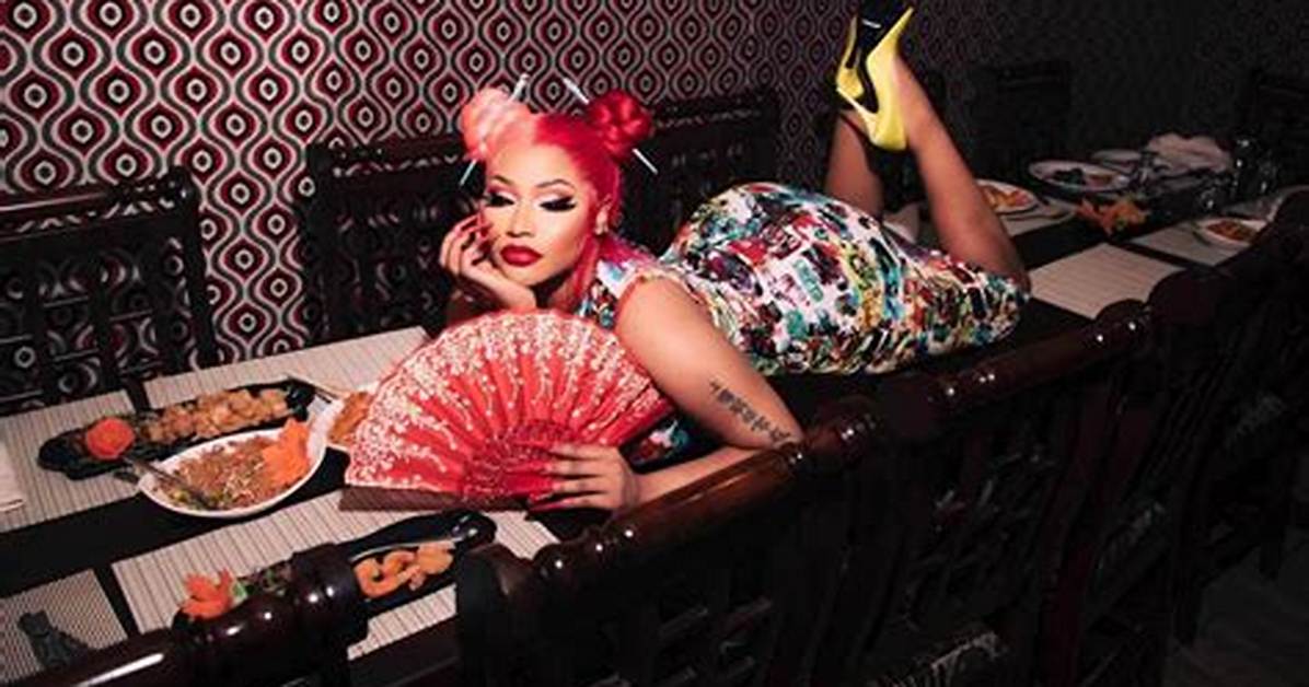 Inside Nicki Minaj S Red Ruby Da Sleeze Visuals Video Shoots Style And