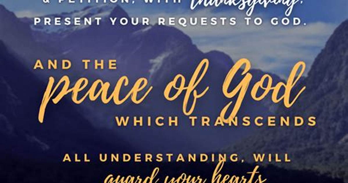 Inside the Scripture What Philippians 4 6 7 Actually Means Word For