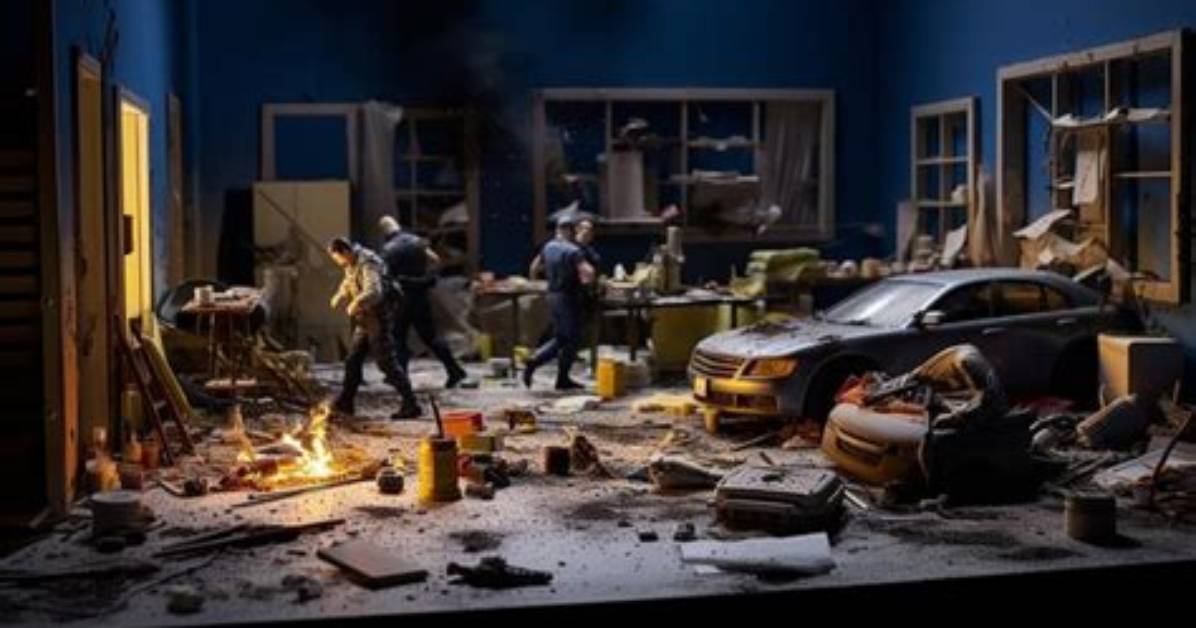 Inside the Viral Crime Scene Photoshoot