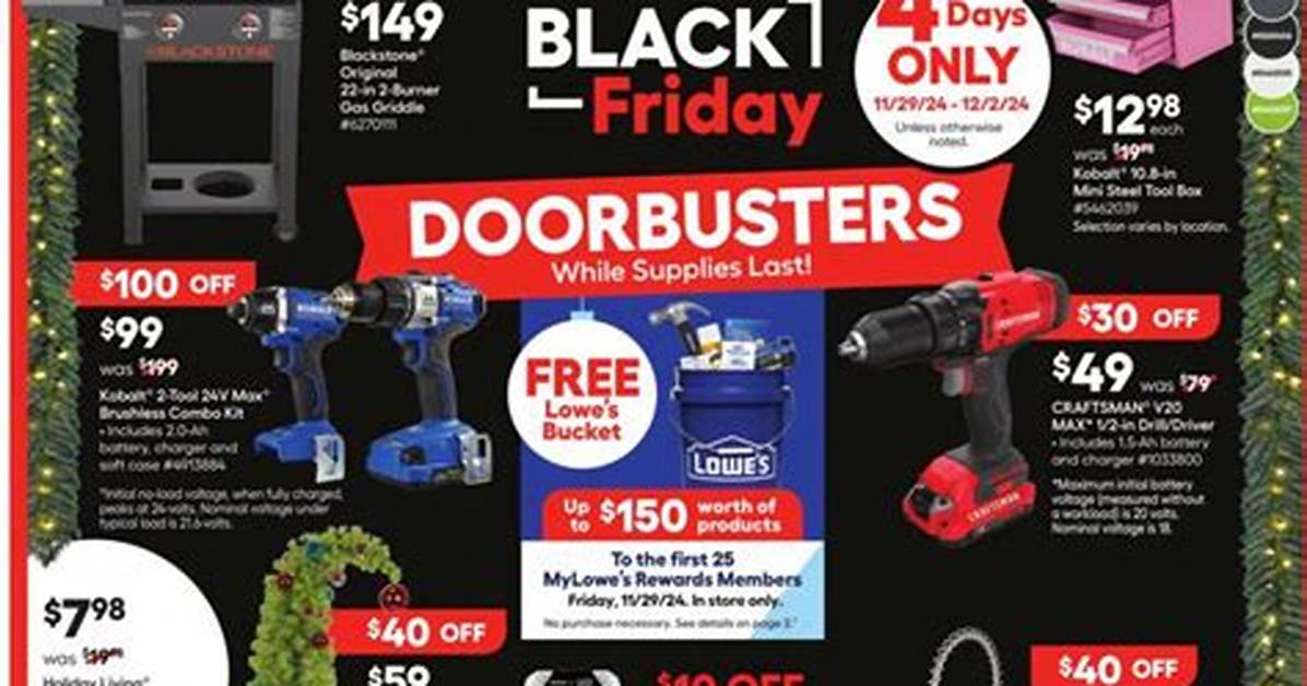 Is Lowe S Black Friday Legit Price Matching Home Depot and Value