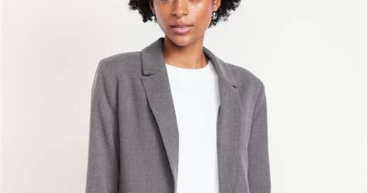 Is the Old Navy Double Weave Blazer Really a Designer Dupe the Truth Behind The