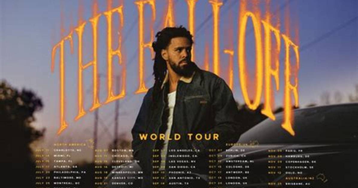 J Cole 2026 World Tour Timeline from Charlotte Opener To